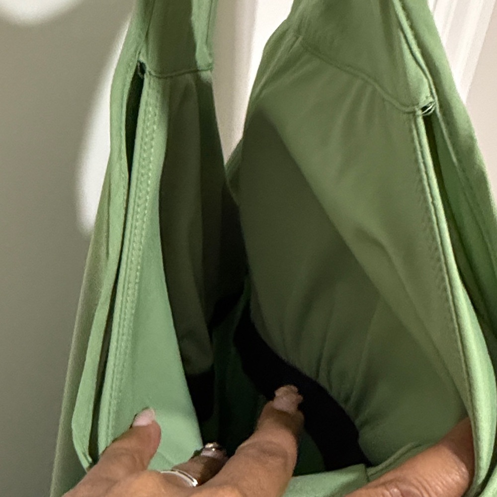 Sage Green High Low Dress - Picture 3 of 6